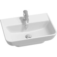 Раковина Jacob Delafon Struktura 55 EGE112-00 Белая — фото 1, Раковины подвесные