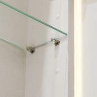 Зеркальный шкаф BelBagno Marino 60 SPC-MAR-600/800-1A-LED-TCH с подсветкой Белый — фото 11, Зеркальные шкафы в ванную