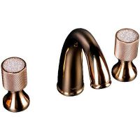 Смеситель для раковины Boheme Royal Cristal 297-Royal Золото — фото 1, Смесители