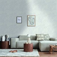 Обои Yasham Echo S-21550-2 Винил на флизелине (1,06*10,05) Серый/Бежевый/Серебряный, Геометрия/Штукатурка — фото 3, Обои для стен