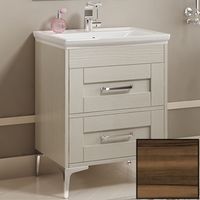 Тумба с раковиной SanVit Прованс 60 kprov060 с фактурой под дерево Кедр — фото 1, Тумбы с раковиной