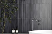 Товар: Керамическая плитка Equipe Massimo Dark Black 31578 настенная 5х40 см - фото 3 Керамическая плитка Equipe Massimo Dark Black 31578 настенная 5х40 см — фото 3, Керамическая плитка