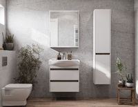 Товар: Зеркальный шкаф Aquaton Нортон 65 1A249102NT010 Белый глянец - фото 3 Зеркальный шкаф Aquaton Нортон 65 1A249102NT010 Белый глянец — фото 3, Мебель для ванной