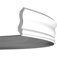 Карниз гибкий Европласт 1.50.105 2000x63x60 мм — фото 1, Карнизы