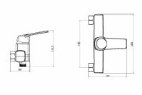 Смеситель для душа Orange OneLife P02-200cr Хром — фото 9, Смесители