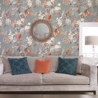 Панно LOYMINA Equator QTR10 012 Флизелин (1*1,28) Разноцветный, Цветы — фото 3, Обои для стен