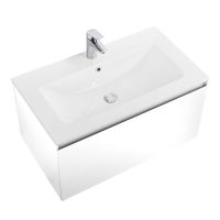 Товар: Тумба под раковину Art&Max Latina 80 AM-Latina-800-1C-SO-BM подвесная Белая матовая - фото 4 Тумба под раковину Art&Max Latina 80 AM-Latina-800-1C-SO-BM подвесная Белая матовая — фото 4, Мебель для ванной