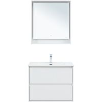 Товар: Тумба под раковину Aquanet Милан 80 336369 подвесная Белый глянец - фото 11 Тумба под раковину Aquanet Милан 80 336369 подвесная Белый глянец — фото 11, Мебель для ванной