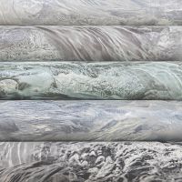 Обои Solo Lesoto SL8741-24 Винил на флизелине (1,06*10) Серый/Серебряный/Черный, Абстракция/Водопад — фото 4, Обои для стен