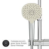 Товар: Душевая система AM.PM Spirit V2.0 F0770A100 Хром - фото 17 Душевая система AM.PM Spirit V2.0 F0770A100 Хром — фото 17, Душевое оборудование. Душевая программа