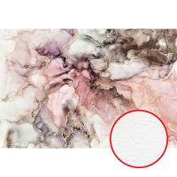 Фреска Ortograf Fluid art 34218 Фактура бархат FX Флизелин (4*2,7) Розовый/Серый, Абстракция — фото 1, Фрески