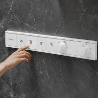 Товар: Смеситель для душа Hansgrohe RainSelect 15382700 с термостатом Белый матовый - фото 3 Смеситель для душа Hansgrohe RainSelect 15382700 с термостатом Белый матовый — фото 3, Смеситель для душа