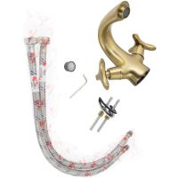 Товар: Смеситель для раковины Kaiser Trio 57011-1 Бронза - фото 4 Смеситель для раковины Kaiser Trio 57011-1 Бронза — фото 4, Смесители