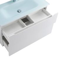 Тумба под раковину BelBagno Etna-H60 80 ETNA-H60-800-2C-SO-BL-P подвесная Bianco Lucido — фото 18, Тумбы под раковину