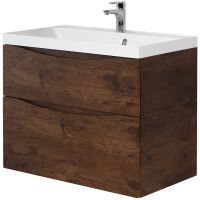 Тумба под раковину BelBagno Marino 65 MARINO-650-2C-SO-RW-P подвесная Rovere Moro — фото 1, Тумбы под раковину