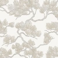 Обои Alessandro Allori Four Seasons 1602-1 Винил на флизелине (1,06*10) Серый/Серебряный, Деревья — фото 1, Обои для стен