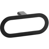 Кольцо для полотенец Bemeta Organic Black 167104380 Черное матовое — фото 1, Полотенцедержатели