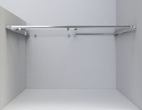 Душевая дверь Vincea Garda 120 VDS-1G120CLG профиль Золото брашированное стекло прозрачное — фото 4, Раздвижные душевые двери