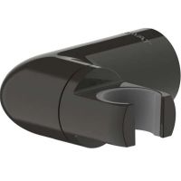 Держатель ручного душа Bravat P7185BW-ENG Черный матовый — фото 1, Держатели для душа