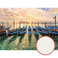 Фреска Ortograf Венеция 4869 Фактура флок FLK Флизелин (3,7*2,7) Бежевый/Синий, Пейзаж — фото 1, Фрески