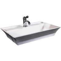 Раковина Boheme Armadi Art NeoArt 67 804 Серебро Белая — фото 1, Раковины