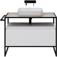 Товар: Тумба под раковину Allen Brau Priority 100 1.31003.WM Белая матовая - фото 6 Тумба под раковину Allen Brau Priority 100 1.31003.WM Белая матовая — фото 6, Мебель для ванной