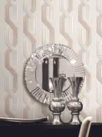 Обои Alessandro Allori Grace 1806-2 Винил на флизелине (1,06*10,05) Бежевый, Линии — фото 2, Обои для стен