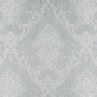 Обои Bernardo Bartalucci Sarrieri 5076-3 Флизелин (1,06*10) Бирюзовый/Белый, Дамаск — фото 1, Обои для стен
