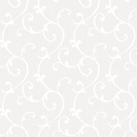 Обои Milassa Swan SW2 001 Флизелин (1*10,05) Белый, Вензель — фото 1, Обои для стен