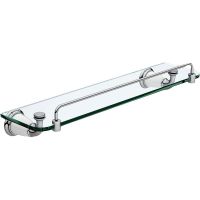 Стеклянная полка Art&Max Bianchi AM-E-2611-Cr Хром — фото 1, Полки для ванной и душа