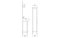 Товар: Тумба под раковину ASB-Woodline Салерно 65 9695 Белая с патиной Серебро - фото 7 Тумба под раковину ASB-Woodline Салерно 65 9695 Белая с патиной Серебро — фото 7, Мебель для ванной