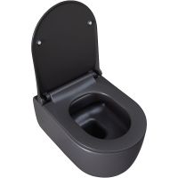 Унитаз Allen Brau Priority 4.31002.AN подвесной Антрацит без сиденья — фото 13, Унитазы