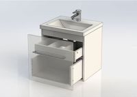 Товар: Тумба с раковиной Aquanet Порто 60 212576 подвесная Белая - фото 6 Тумба с раковиной Aquanet Порто 60 212576 подвесная Белая — фото 6, Тумбы с раковиной