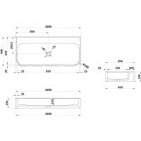 Раковина Abber Stein 100 AS2652-1.0 Белая матовая — фото 6, Раковины