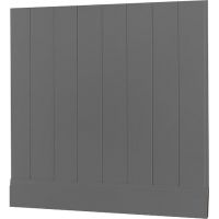 Панель стеновая скандинавская Ликорн темно-серая 2800x140x12 мм — фото 3, Панели