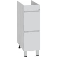 Тумба под раковину СанТа Марс 90 700400 Белая Светлое дерево — фото 1, Тумбы под раковину