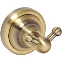 Двойной крючок Bemeta Retro bronze 144106037 Бронза — фото 1, Крючки для полотенец