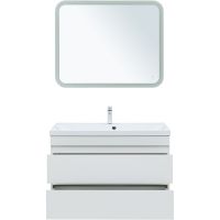 Товар: Тумба под раковину Aquanet Нота New 100 335420 подвесная Белый глянец - фото 8 Тумба под раковину Aquanet Нота New 100 335420 подвесная Белый глянец — фото 8, Мебель для ванной