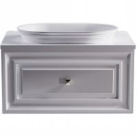 Тумба под раковину Astra Form Шарм 70 03350004 подвесная Белая матовая — фото 1, Тумбы под раковину