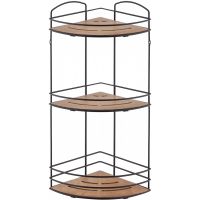 Полка корзина Tekno-tel BK075B угловая Черная — фото 1, Полки для ванной и душа