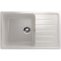 Кухонная мойка Ulgran Classic U-400-331 Белая — фото 1, Кухонные мойки