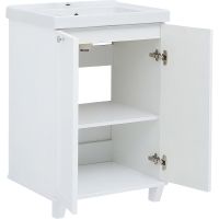 Товар: Тумба под раковину Aquanet Амели 60 261989 Белая матовая - фото 3 Тумба под раковину Aquanet Амели 60 261989 Белая матовая — фото 3, Мебель для ванной