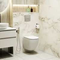 Инсталляция Grossman Classic для унитаза с клавишей смыва Хром матовый арт-980.T1.04.110.110 — фото 6, Инсталляции для унитазов