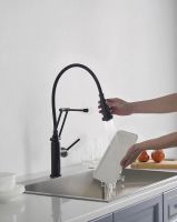 Смеситель для кухни Aquatek Европа AQ1388MB Черный матовый — фото 6, Смесители для кухни