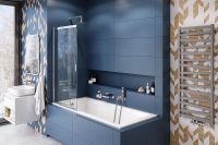 Товар: Шторка на ванну Excellent Liner 110 KAEX.2920.1100.LP Хром/Прозрачный - фото 3 Шторка на ванну Excellent Liner 110 KAEX.2920.1100.LP Хром/Прозрачный — фото 3, Неподвижные шторки для ванной