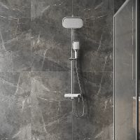 Душевая система Grossman Alba 500.K35.06.100/000 Хром Белая — фото 8, Душевые стойки