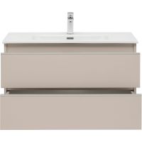 Тумба под раковину Aquanet Вега 90 329586 подвесная Бежевая — фото 5, Тумбы под раковину