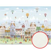 Фреска детская Ortograf Little Friends 34347 Фактура флок FLK Флизелин (4*3) Голубой/Разноцветный, Мультимедия — фото 1, Фрески