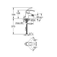 Смеситель для биде Grohe Eurosmart New Хром арт-32927002 — фото 4, Смесители для биде