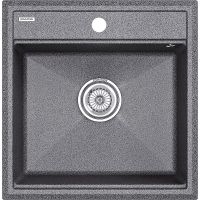 Кухонная мойка Paulmark Stepia 50 PM115051-DG Графит — фото 1, Кухонные мойки